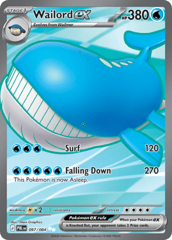 Wailord ex - Pitch Black