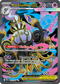 Mega Chandelure ex - Pitch Black