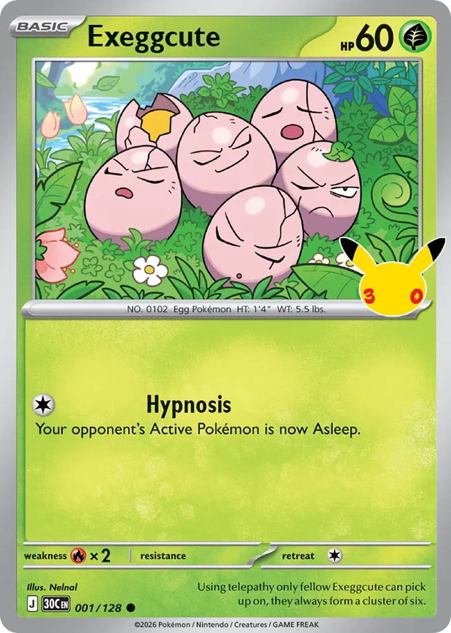 Exeggcute 30th Celebration