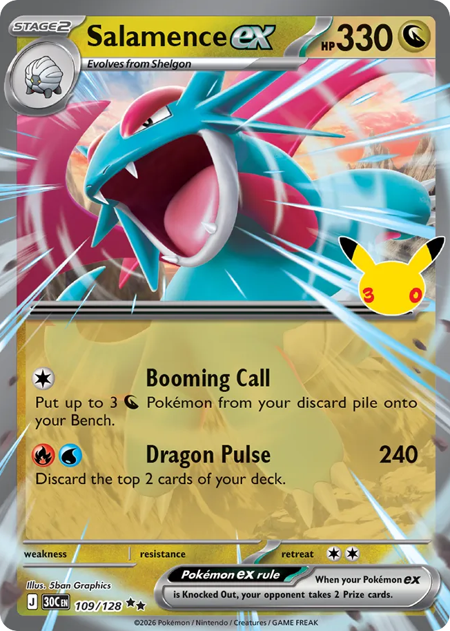 Salamence ex 30th Celebration