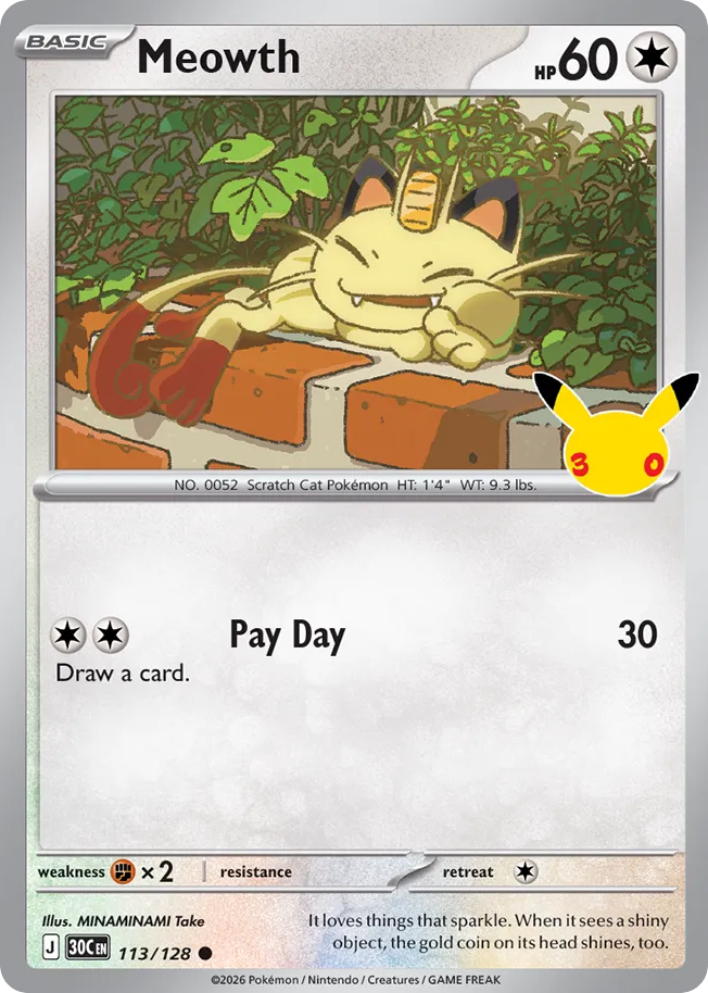 Meowth 30th Celebration
