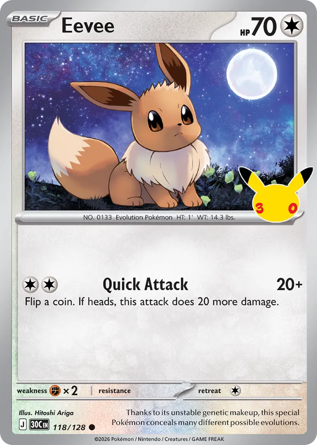 Eevee 30th Celebration