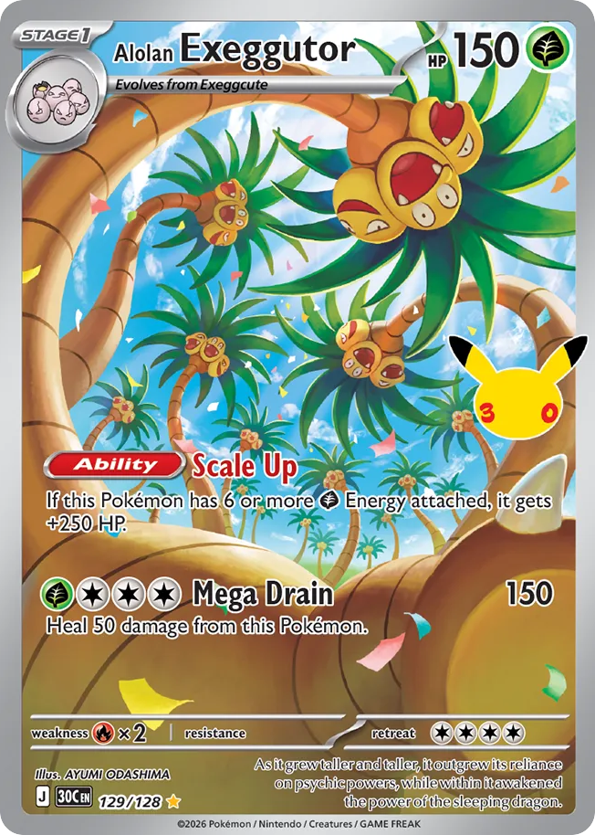 Alolan Exeggutor 30th Celebration