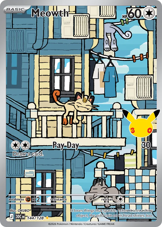 Meowth 30th Celebration