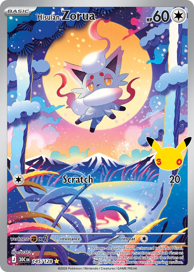 Hisuian Zorua 30th Celebration