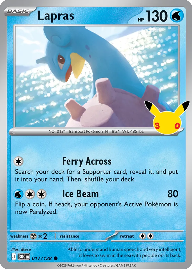 Lapras 30th Celebration