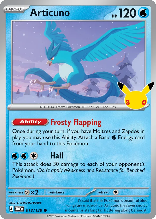 Articuno 30th Celebration