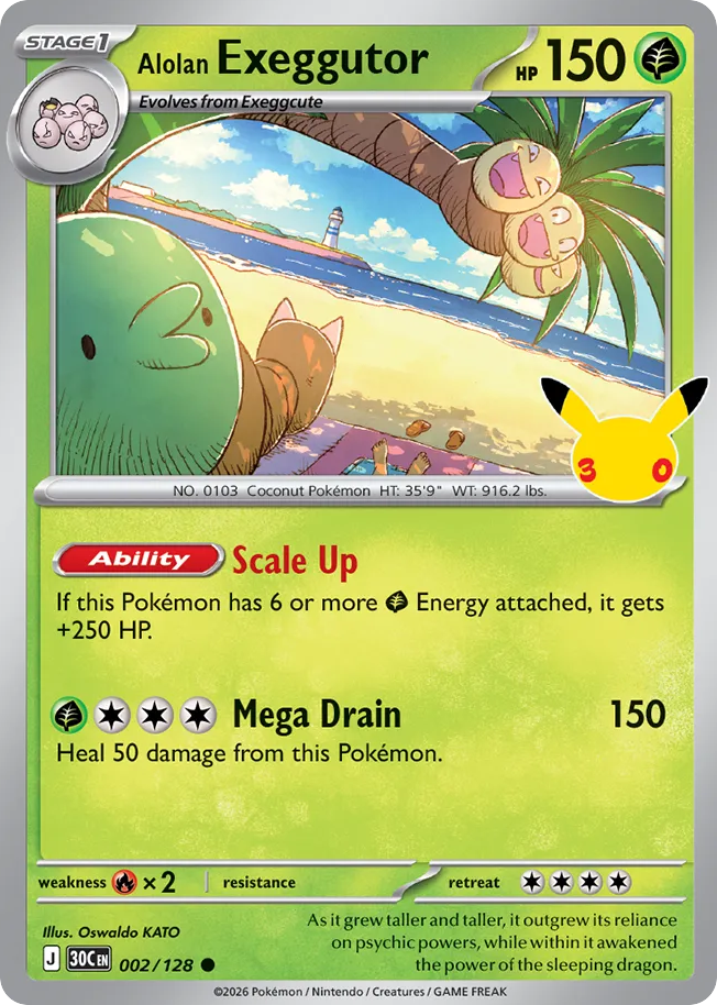 Alolan Exeggutor 30th Celebration