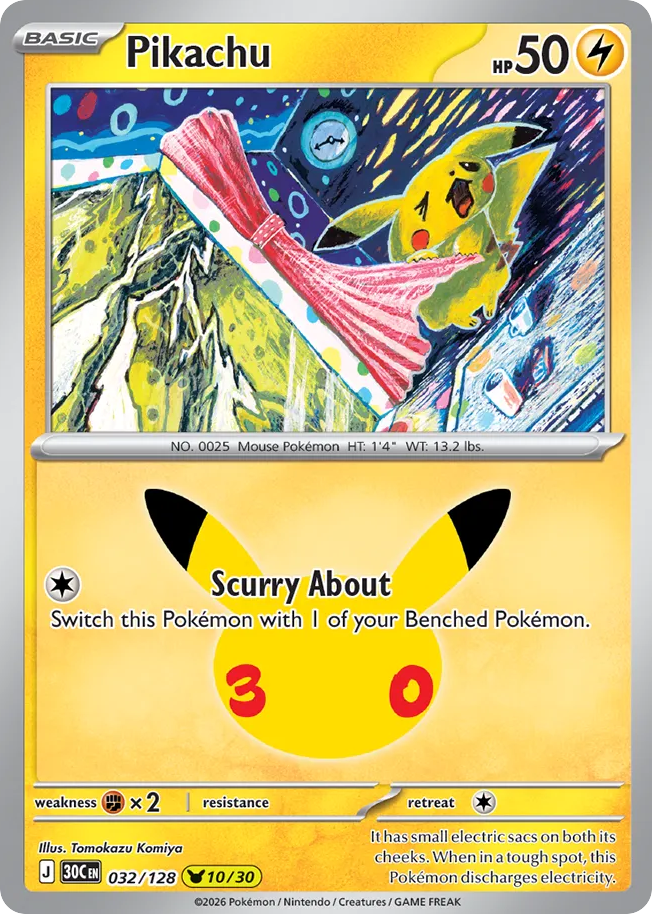 Pikachu 30th Celebration