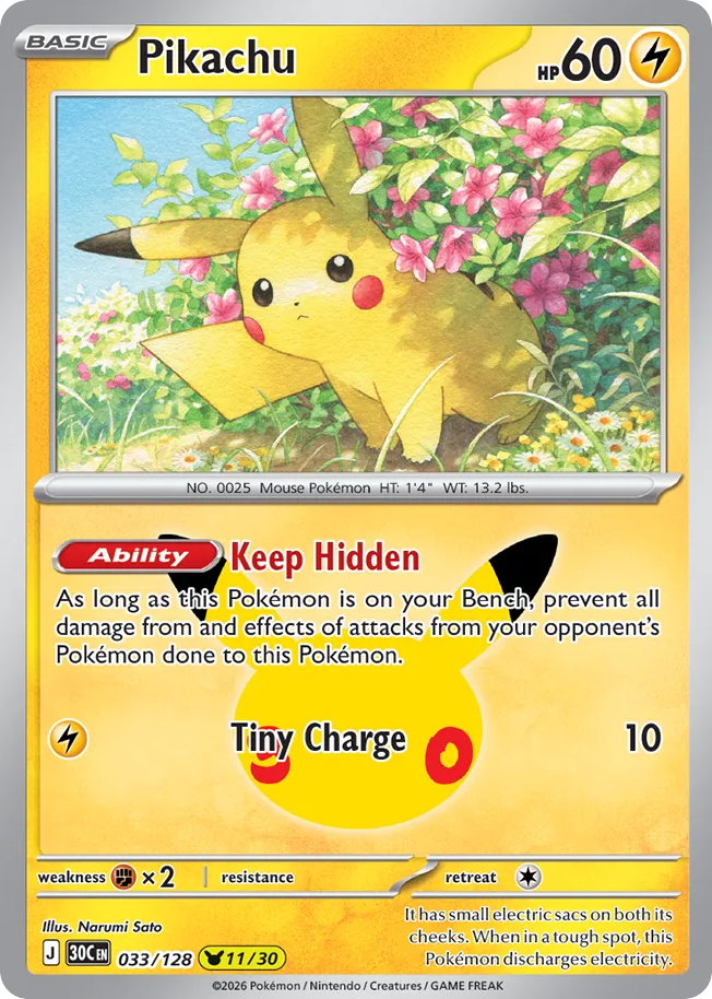 Pikachu 30th Celebration
