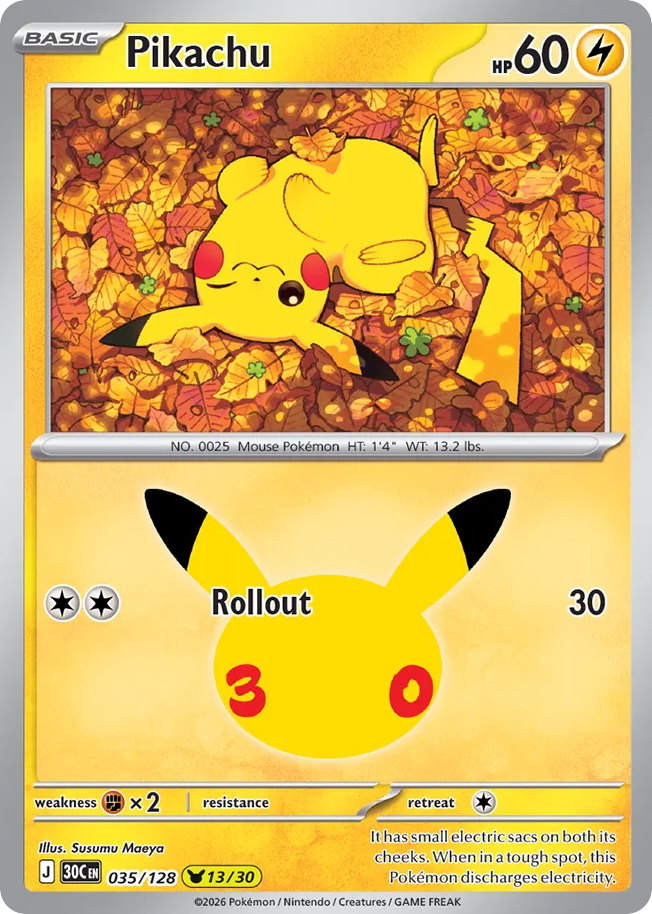 Pikachu 30th Celebration