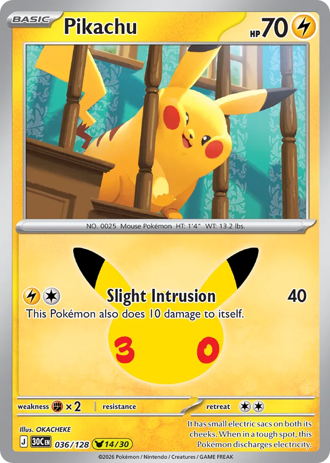 Pikachu 30th Celebration