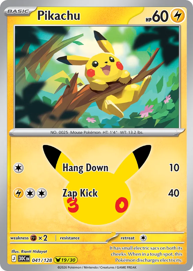 Pikachu 30th Celebration