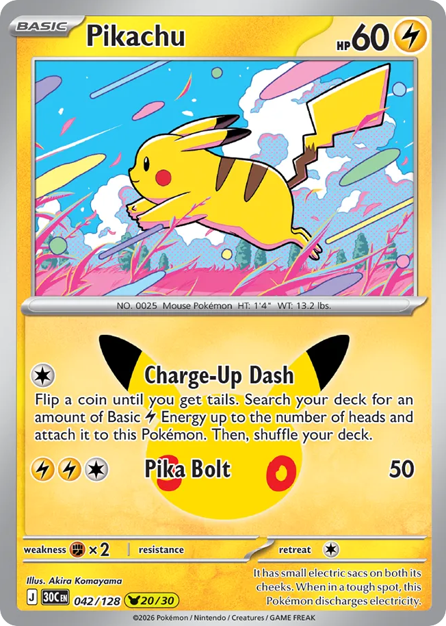 Pikachu 30th Celebration