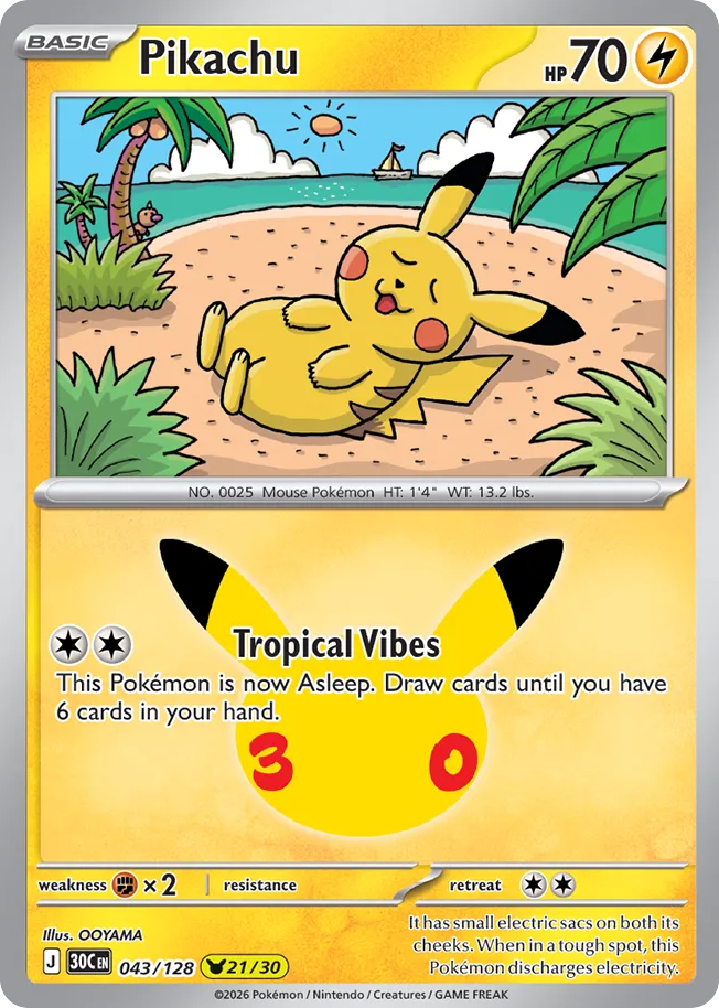 Pikachu 30th Celebration
