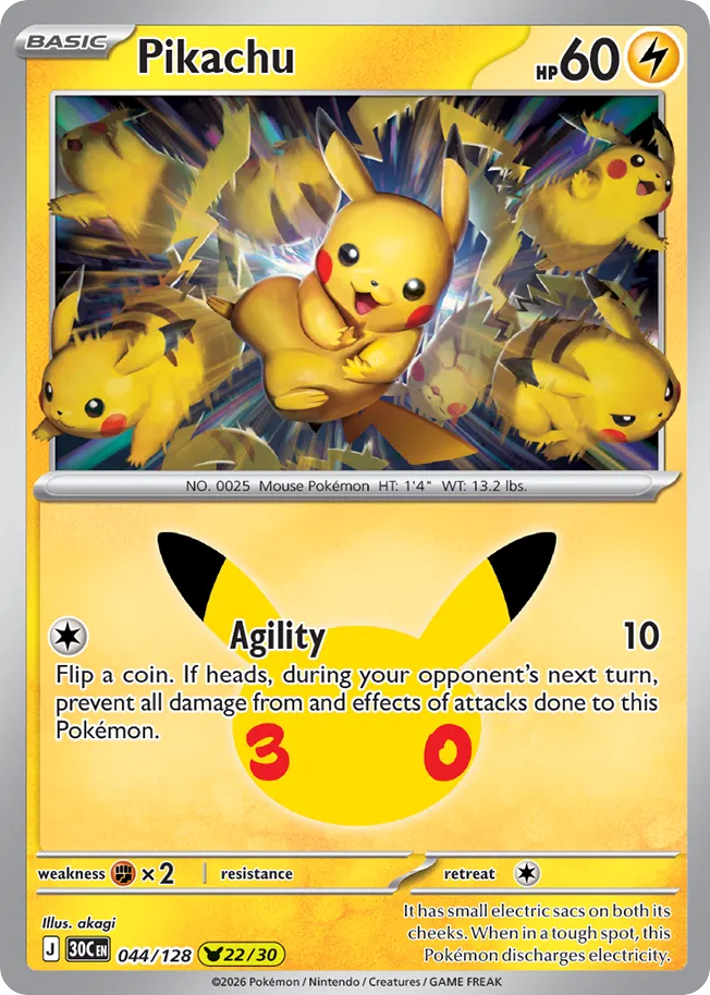 Pikachu 30th Celebration
