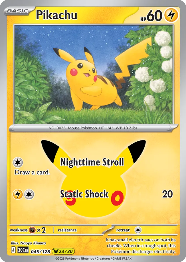 Pikachu 30th Celebration