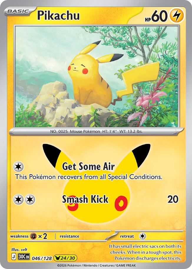 Pikachu 30th Celebration