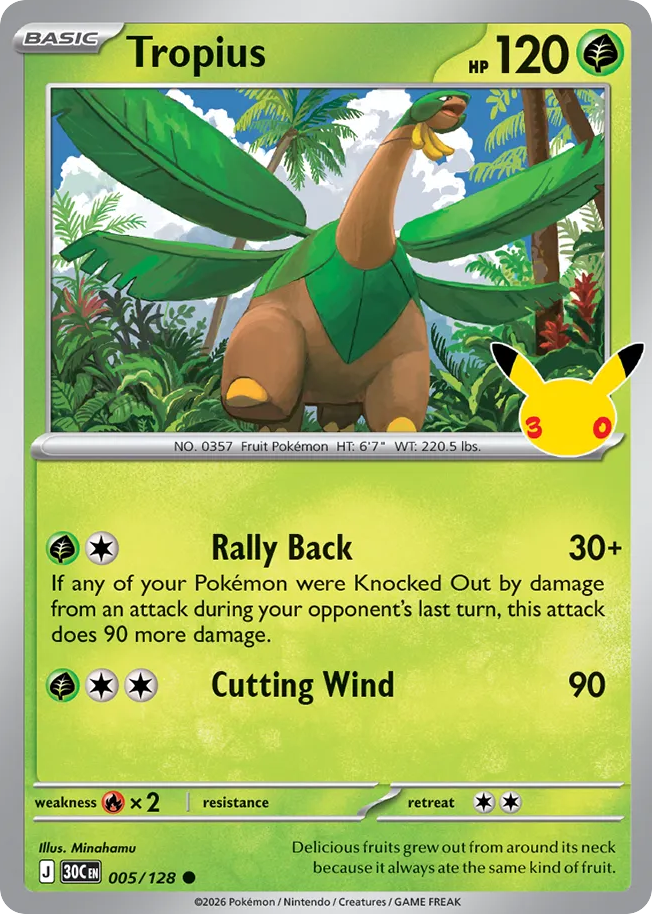 Tropius 30th Celebration