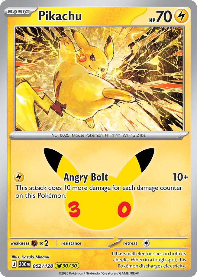 Pikachu 30th Celebration