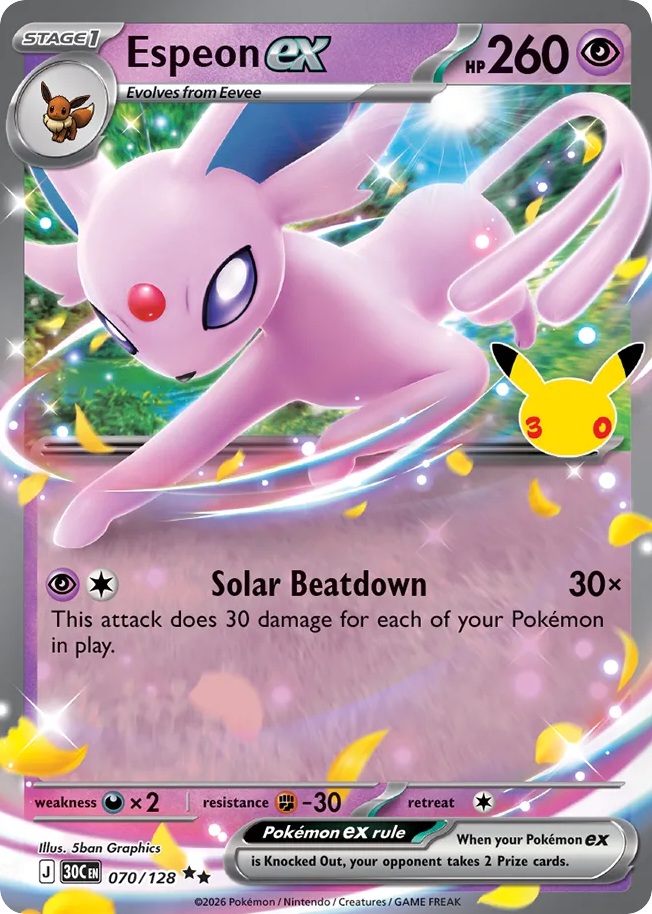 Espeon ex 30th Celebration