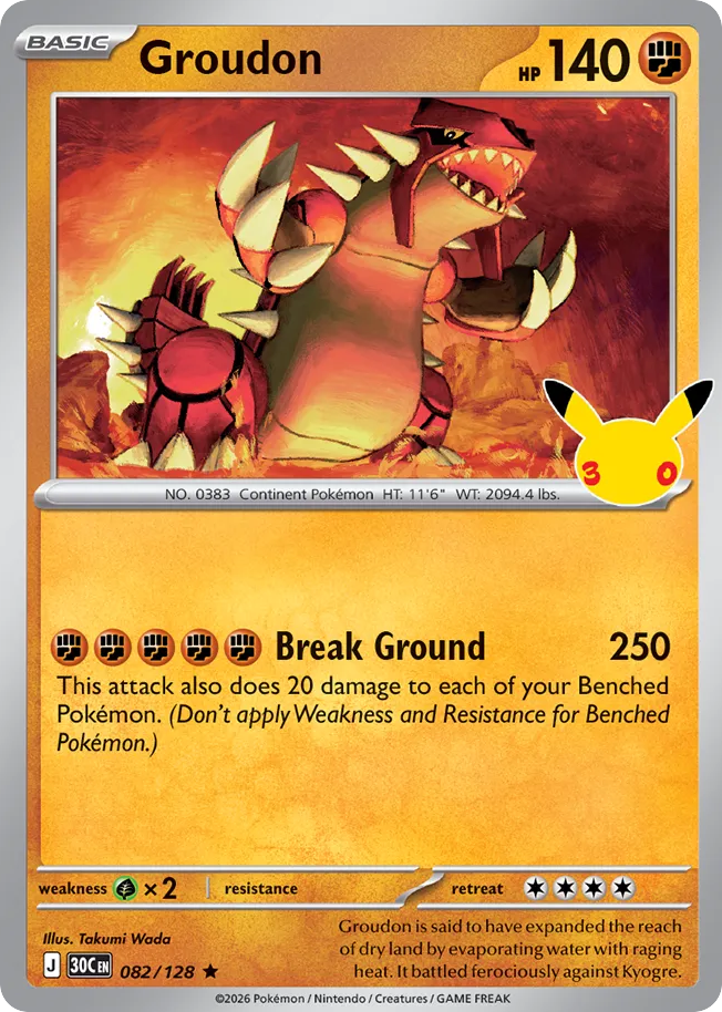 Groudon 30th Celebration