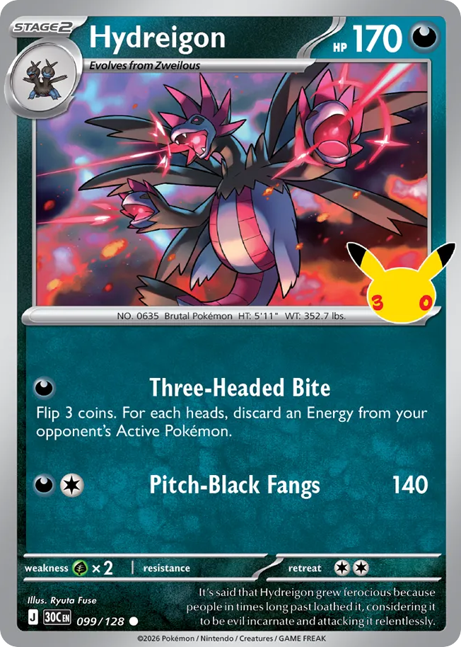 Hydreigon 30th Celebration