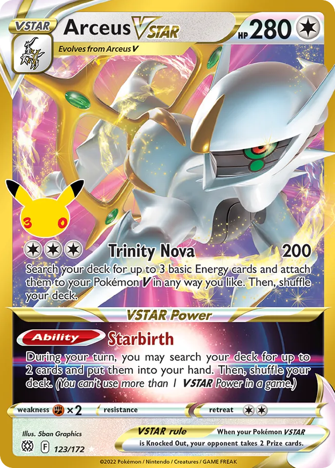 Arceus VSTAR 30th Celebration: Classic Collection