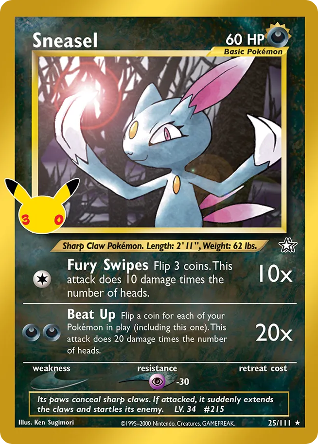 Sneasel 30th Celebration: Classic Collection