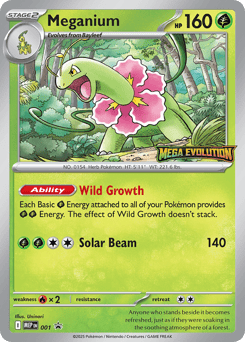 Meganium - Mega Evolution Black Star Promos