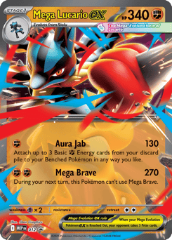 Mega Lucario ex - Mega Evolution Black Star Promos