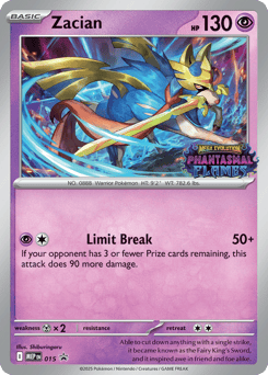 Zacian - Mega Evolution Black Star Promos