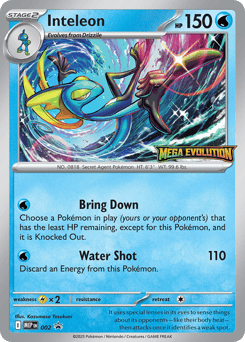 Inteleon - Mega Evolution Black Star Promos