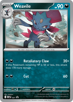 Weavile - Mega Evolution Black Star Promos
