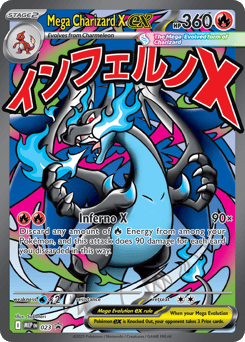 Mega Charizard X ex - Mega Evolution Black Star Promos