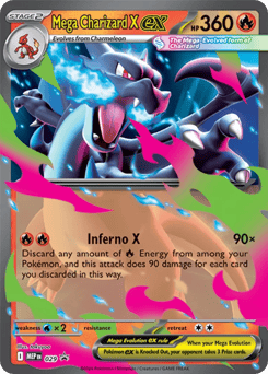 Mega Charizard X ex - Mega Evolution Black Star Promos