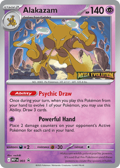 Alakazam - Mega Evolution Black Star Promos