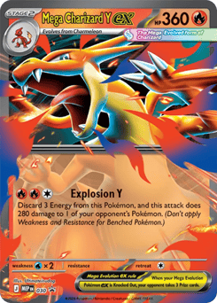 Mega Charizard Y ex - Mega Evolution Black Star Promos