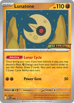 Lunatone - Mega Evolution Black Star Promos