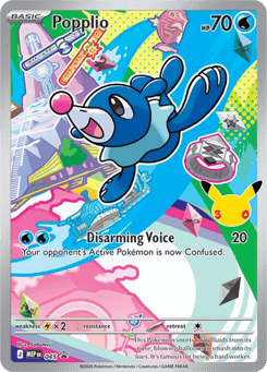 Popplio - Mega Evolution Black Star Promos