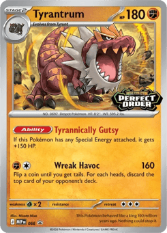 Tyrantrum - Mega Evolution Black Star Promos