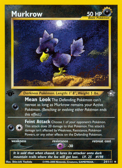 Murkrow - Neo Genesis