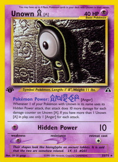 Unown [A] - Neo Discovery