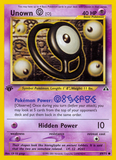 Unown [O] - Neo Discovery