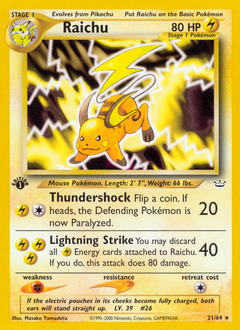 Raichu - Neo Revelation