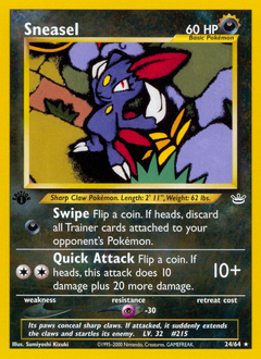 Sneasel - Neo Revelation
