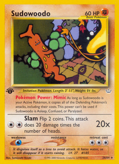Sudowoodo - Neo Revelation