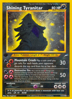 Shining Tyranitar - Neo Destiny