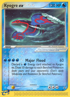 Kyogre ex - Nintendo Black Star Promos