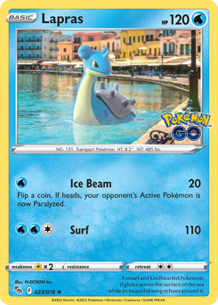 Lapras - Pokémon GO #23 Price & Value ($0.31) | PokeScope